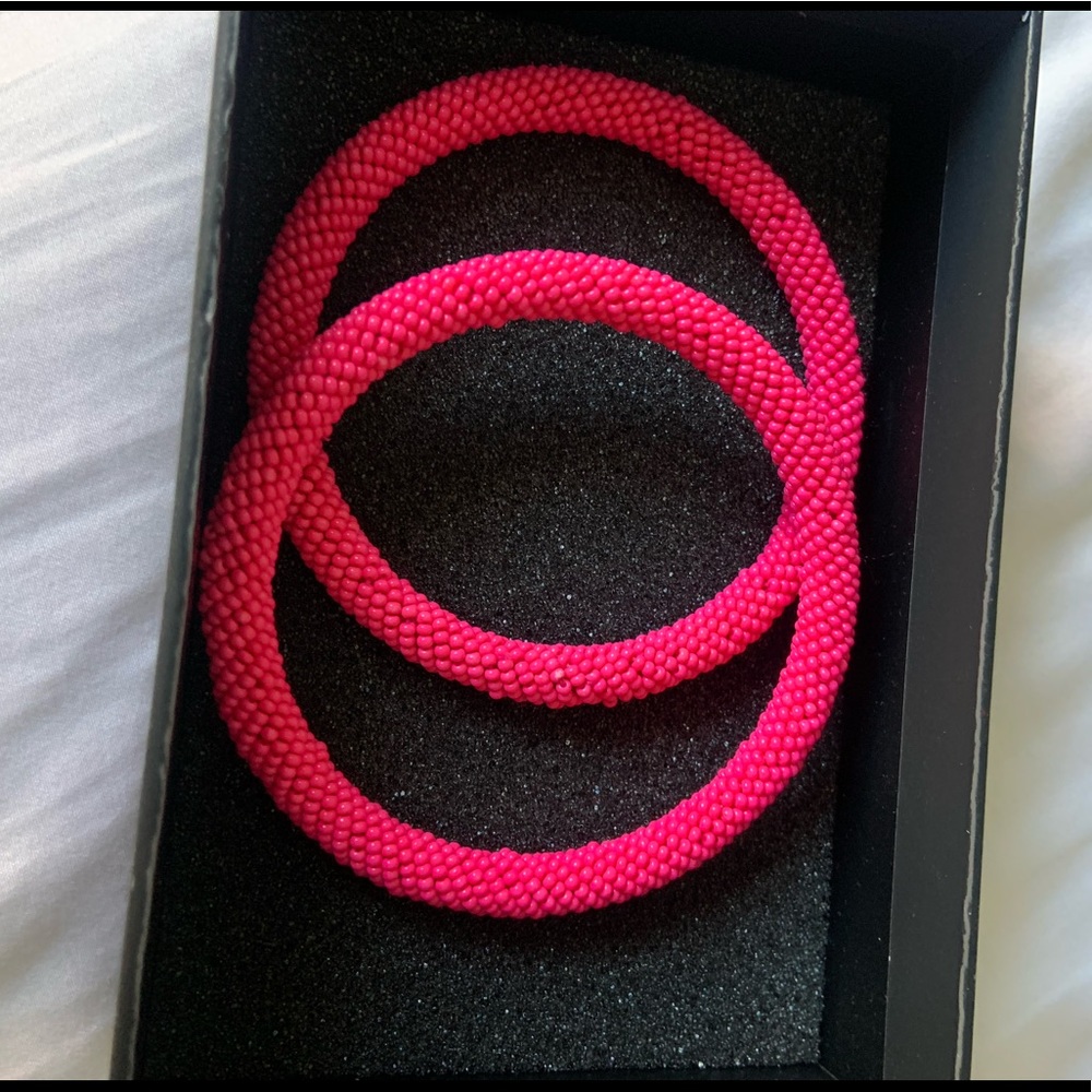 Brand New Sachin & Babi bracelets pink beaded